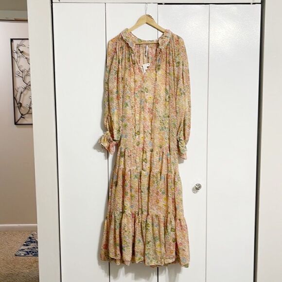 Free People Feeling Groovy Maxi Dress Mauve Size M - Picture 5 of 8